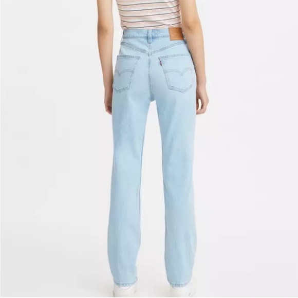 Levi's Premium 70's High Slim straight Jeans light wash - Picture 1 of 11